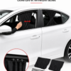 Rideaux automobiles universels sur rails – Kit 4 portes