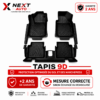 Tapis 9D TPE sur mesure – Protection complète pour véhicules 5 places | Next Auto