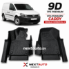 Tapis 9D TPE sur mesure voiture Commercial – 2 / 3 places | Next Auto