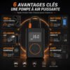 Compresseur de pneus numérique portable CZK‑5646